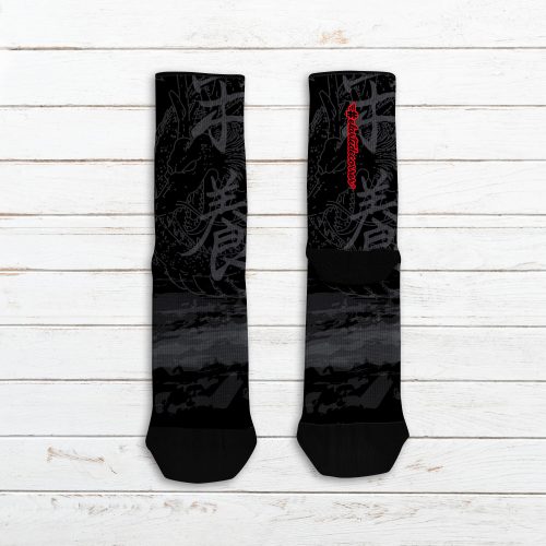 Calcetin técnico running #Otaku negro