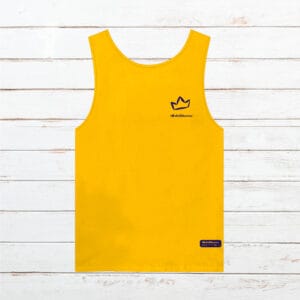 Camiseta tirantes hombre #ElPrincipito amarillo