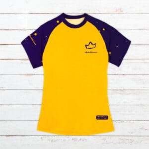 Camiseta técnica mujer #ElPrincipito amarillo