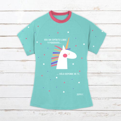 Camiseta técnica mujer #Unicornio