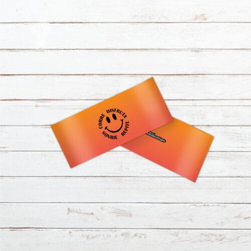 cinta pelo coleccion smiles naranja elartedecorrer