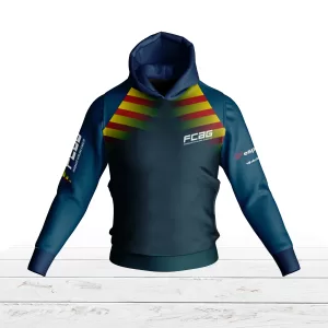 Davant dessuadora oficial Federació Catalana d'Agility. Sudadera oficial de la Federación Catalana d'Agility.