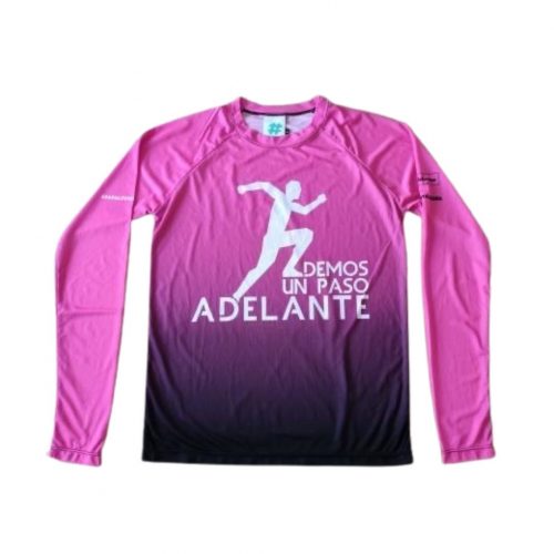 Camiseta manga larga mujer #DemosUnPasoAdelante