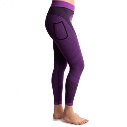 Malla larga compresiva mujer en color lila, modelo Mantra.